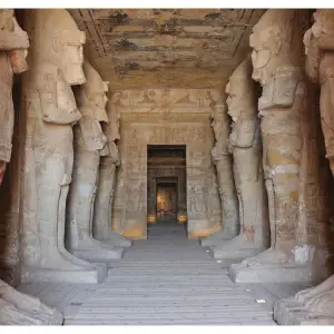 The Temple of Ramesses II and the temple of his wife Nefertari - 1