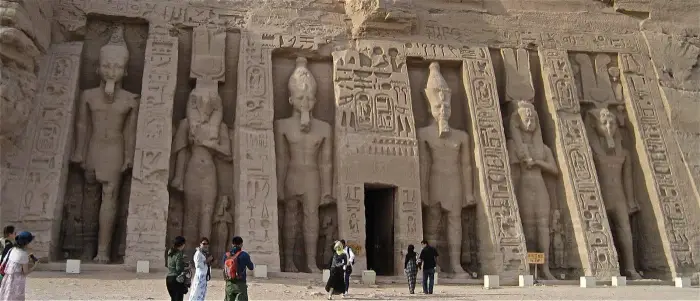 The Temple of Ramesses II and the temple of his wife Nefertari - 13