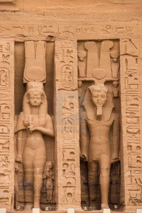 The Temple of Ramesses II and the temple of his wife Nefertari - 4