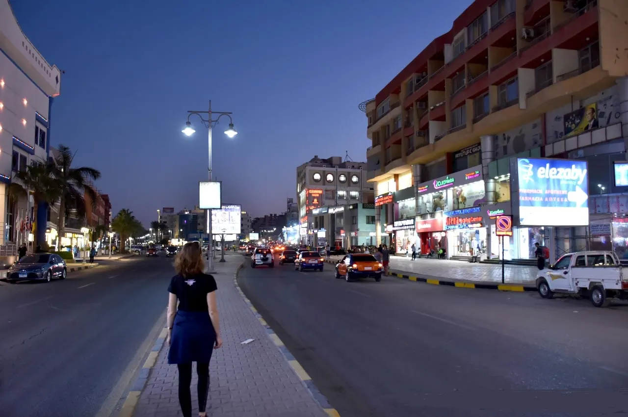 HURGHADA CITY CENTER AND THE MAIN STREET SHERATON