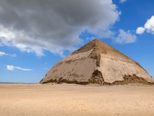 THE ARCHAEOLOGICAL AREA OF DAHSHUR IN GIZA.