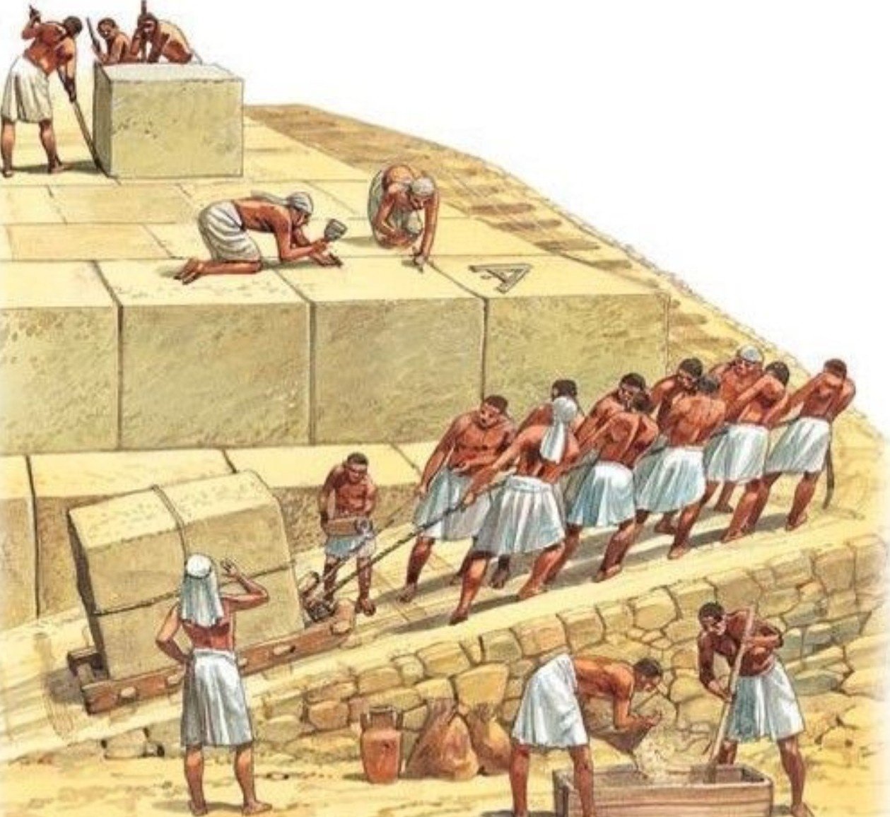 <p>Who were the real builders of the pyramids?</p>