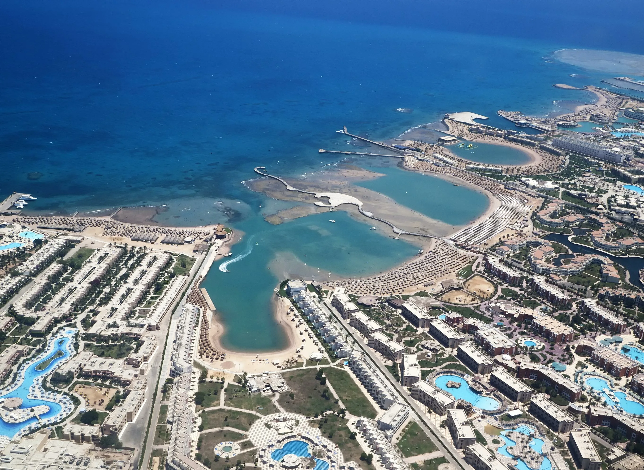 <p>How and when did Hurghada transform into a tourist city?</p>