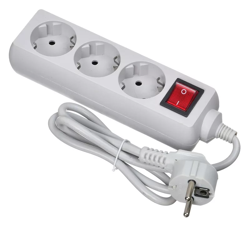 3-Socket Extension Lead