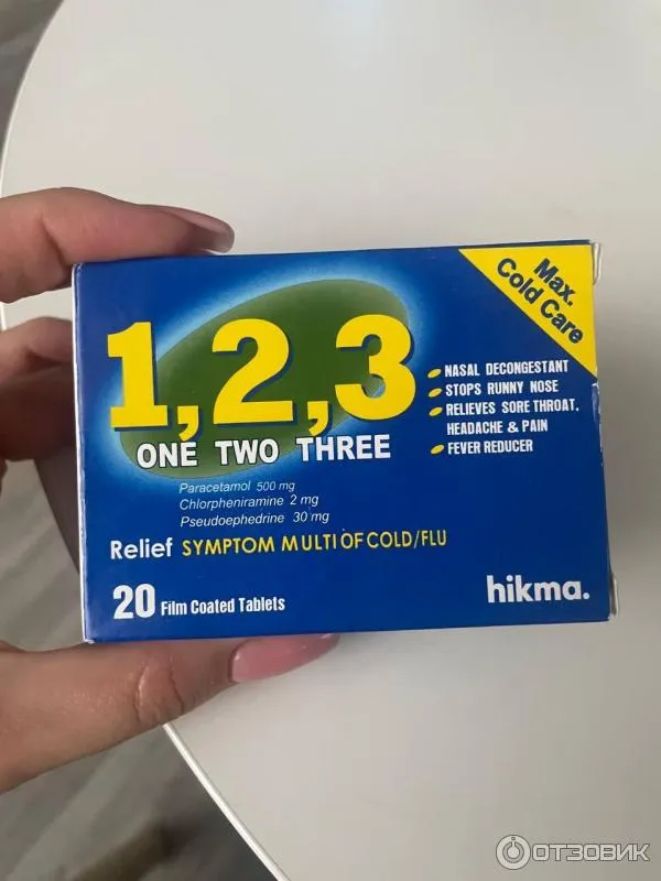 1,2,3 Cold & Flu Tablet - Image 2