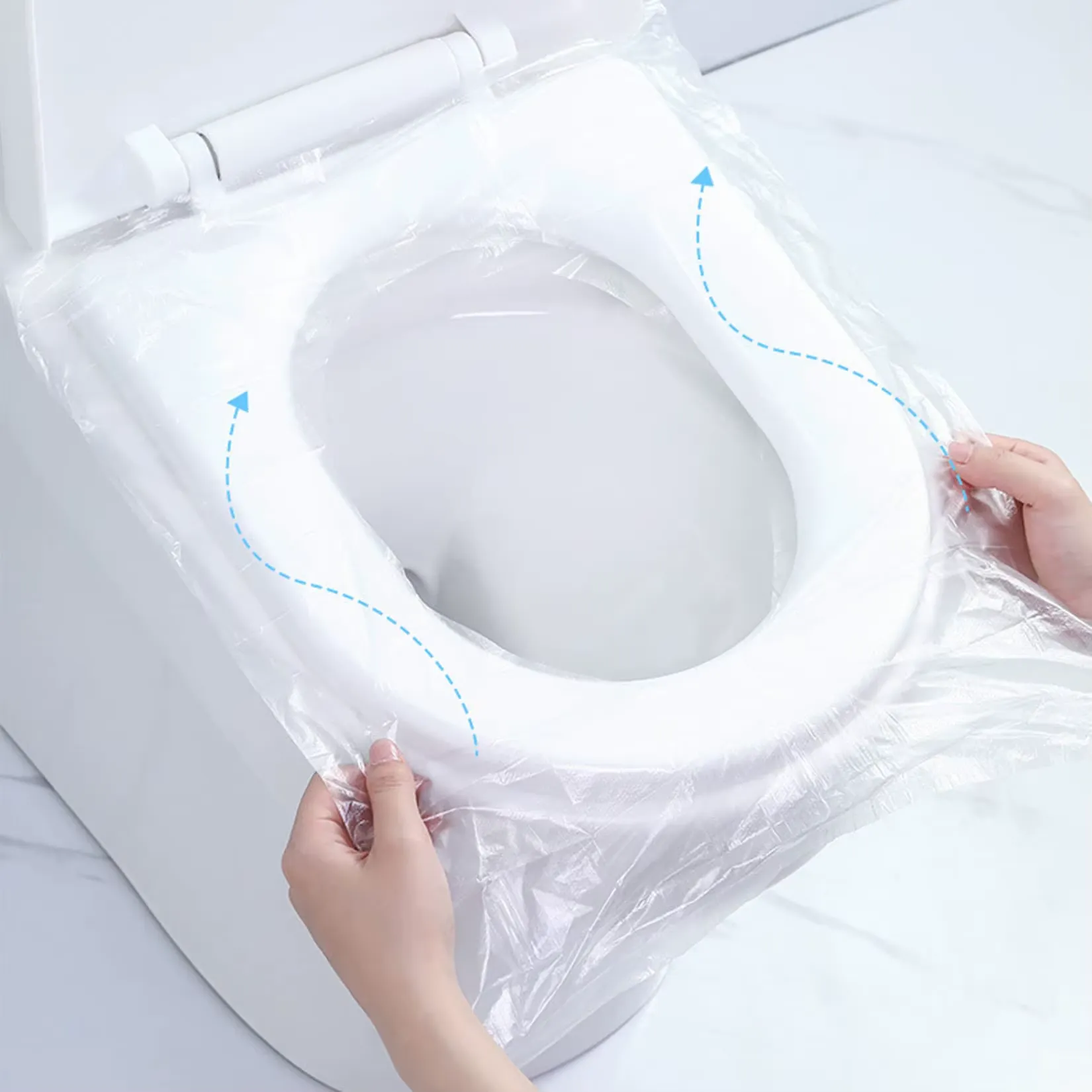 Disposable toilet seat cover (50 pcs.) - Image 2