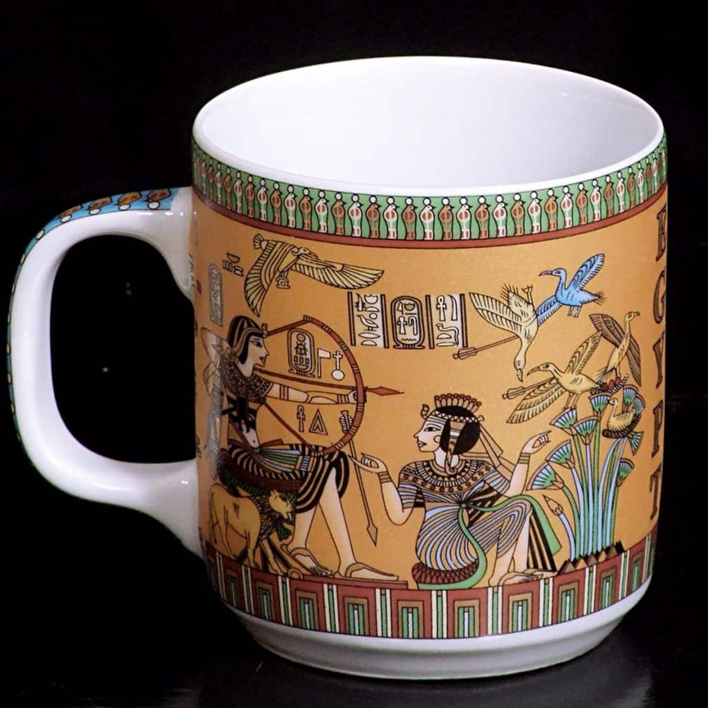 Porcelain mug - pharaonic designs - Image 2