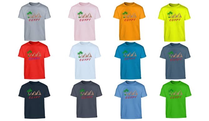 T-shirt - Egyptian designs - Image 2