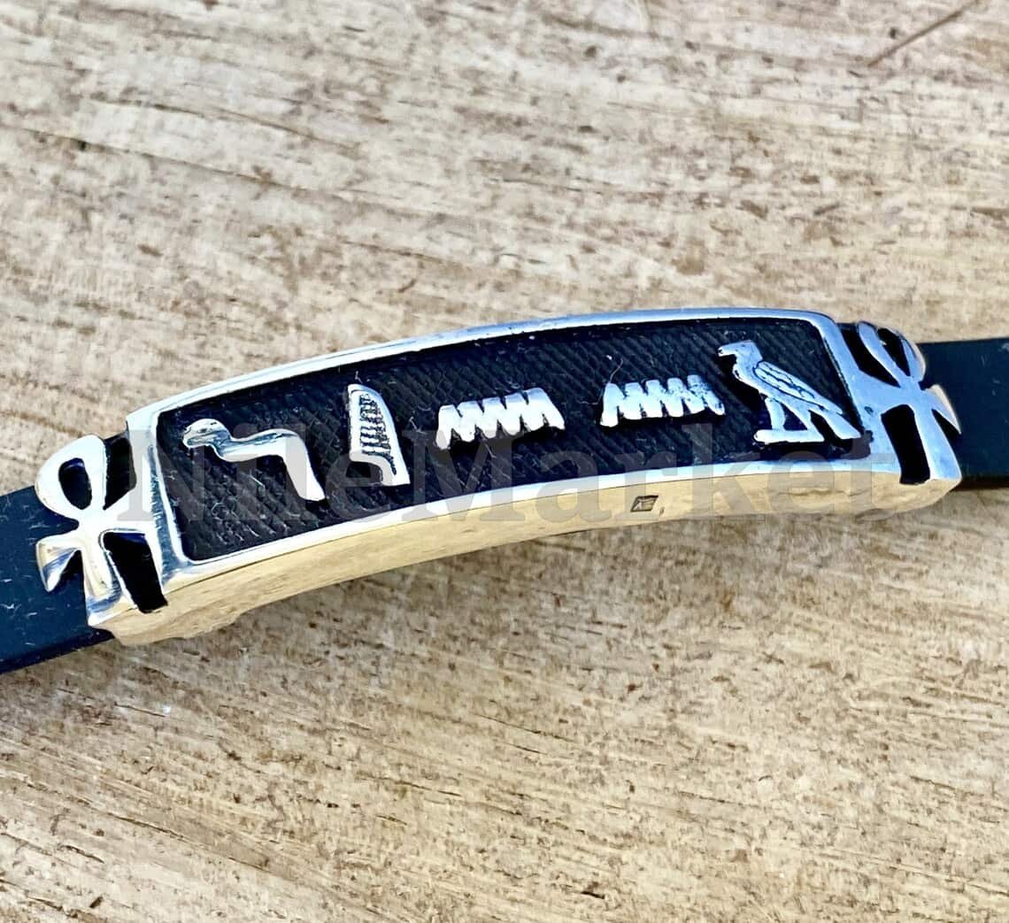 GOLD  BRACELET CARTOUCHE - Image 1