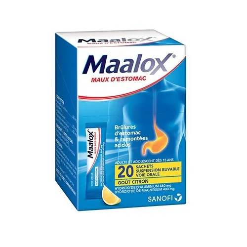 Maalox- Medication for acidity and heartburn