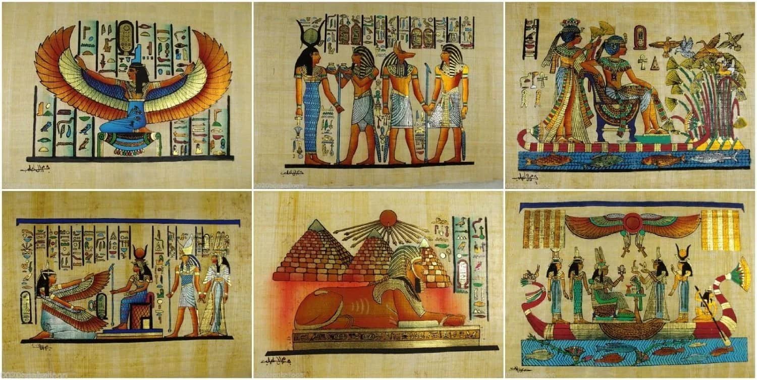 Papyrus –pharaonic drawings - Image 1
