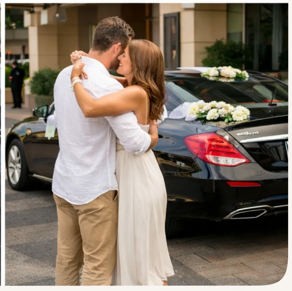 A Luxury Transfer for Newlyweds – Start Your Journey in Style