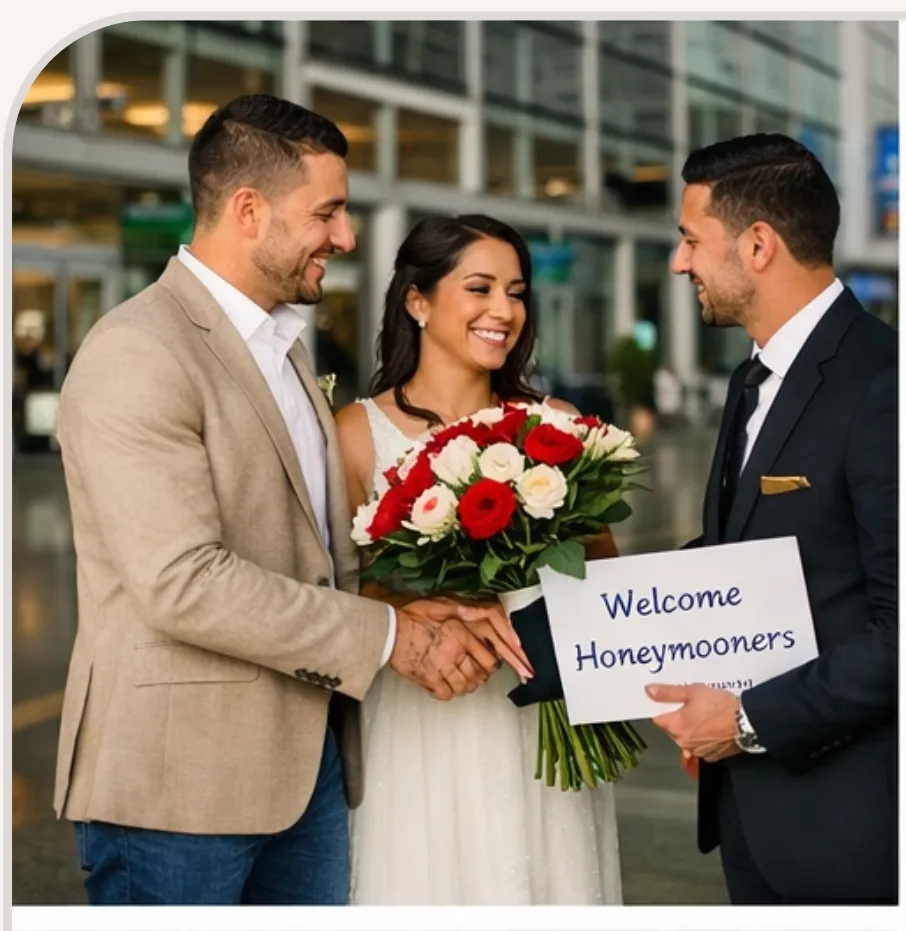 A Luxury Transfer for Newlyweds – Start Your Journey in Style